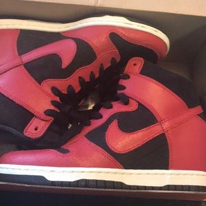 Nike dunk sky high sneakers wedge